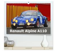 Renault Alpine A110 (hochwertiger Premium Wandkalender 2026 DIN A2 quer), Kunstdruck in Hochglanz: Ein historischer Edelsportwagen aus Frankreich
