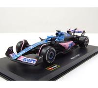 Bburago - Fórmula 1 Alpine 2023 de Charles Ocon con Casco - Reproducción de vehículos a 1/43 - Colección Racing - Juguete para niños Coleccionable a Partir de 3 años - 38073O