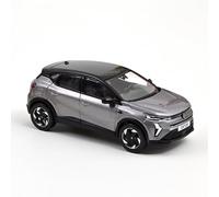 Renault Captur 2024 Gris Cassiopeo y Negro 1/43
