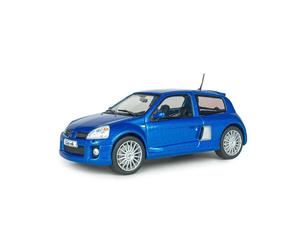 Renault Clio V6 2003 Azul Metalizado 1:43 Solido Modelo Coche Die-Cast