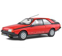 Renault Fuego Turbo 1980 rojo modelo de coche S1806401 Solido 1:18