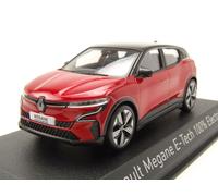 Renault Megane E-Tech 100% Eléctrico 2022 Rojo Negro Modelo De Coche 1:43 Norev