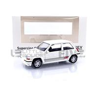 RENAULT SUPERCINQ GT TURBO PH II 1988 WHITE JET CAR 1:43