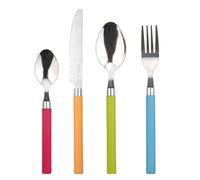 Renberg Set 24pcs Cubertería Acero Inoxidable Multicolor Energy
