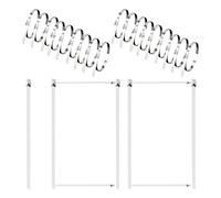 Renchey Bridas Metálicas Resistentes Para Exteriores - 100 Unidades de Bridas de Acero Inoxidable de Uso Pesado - Estructuras de Soporte para Suministros Agrícolas Domésticos Jardinería Exteriores