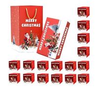 Renchey Caja Navideña - Caja Saltarina Sobres Rojos Navideños | Portaobjetos Festivo para Fiestas Bodas Cumpleaños Graduaciones