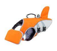 Renchey Chaleco Salvavidas para Perros Grandes | Chaleco Natación Mascotas con Asa Rescate,Correas Ajustables para Razas Medianas y Grandes Playa Piscina Kayak