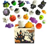 Renchey Juguete Aprieta para Halloween - 24 Piezas Juguete Fidget Aprieta Mono | Favores Fiesta para Estudiar Concentración Calma Manejo Ira Niños Adolescentes Adultos Aulas