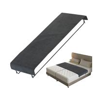 Renchey Relleno para Cama King Dividida | Relleno Dividido con Correas para Sábanas, para Cama Queen Size Doble,para Familias Parejas Dormitorio Invitados Hogar Residencias Habitación