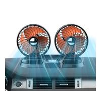 Renchey Ventiladores para Carritos de Golf | Ventilador Doble USB 24V para Ventanas de Automóvil,Piezas para Camiones Embarcaciones Autocaravanas Carritos de Golf