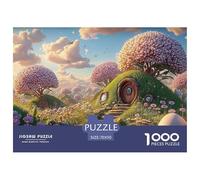 Rendering Blender Spring Flowers 1000 Piezas Cartón Rompecabezas Storybook Cottage Imposible, Difícil Juego Familiar Puzzle para Niños Pequeños 70x50cm/1000pcs