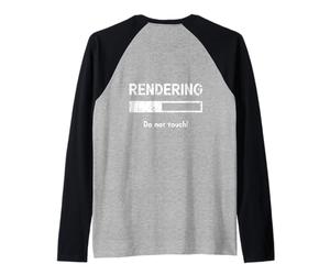 Rendering Video Editor Editor de animación Visual SFX Camiseta Manga Raglan