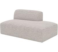 Rendez-Vous Déco Diván con respaldo a la izquierda para sofá modular en tejido beige