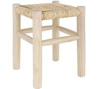 Rendez-Vous Déco Taburete de rama de teca H35,5 cm