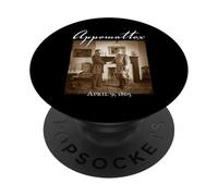 Rendición en Appomattox Court House Grant & Lee Civil War PopSockets PopGrip Adhesivo