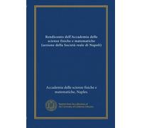 Rendiconto dell'Accademia delle scienze fisiche e matematiche (sezione della Società reale di Napoli) (v. 39 1900)