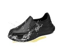 RenDiuJups Zapatos de Cocina Hombre Sin Cordones Antideslizantes, Ligeros y Cómodos para Chef - Zapatos de Trabajo Impermeables con Suela Blanda para Restaurantes(B,39 EU)