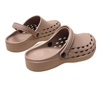 RenDiuJups Zapatos Médicos Antideslizantes para Enfermeras y Cirujanos Suela Gruesa 3cm Anti-Fatiga, Punta Protectora Antipunción, Clogs Transpirantes para Quirófano, Hospital y Uso Diario(D,EU35-36)