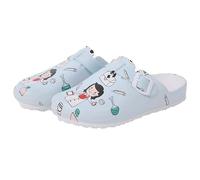RenDiuJups Zapatos Médicos EVA Antideslizantes Zuecos Enfermeras Médicos, Calzado Quirúrgico Laboratorio, Zapatillas Trabajo Mujer, Cómodos e Impermeables para Hospital y Playa(Nurse,38 EU)