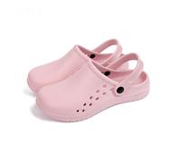 RenDiuJups Zuecos De Enfermería For Mujer: Zuecos De Trabajo Antideslizantes, Ultraligeros Y Cómodos De EVA, Diseño Sin Cordones For Hospitales, Clínicas Y Uso Diario.(A,36-37)