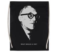 RENDYTE Qué Quería El Le Corbusier Hacer Bolsa De Entrenamiento Saco De Gimnasia Unisex Negro