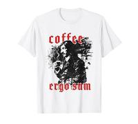 René Descartes Café Principios Filosofía Coffee Ergo Sum Camiseta