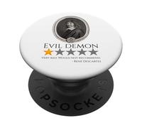 René Descartes - Demonio Maligno - Filosofía Francesa Meme PopSockets PopGrip Adhesivo