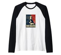 Rene Descartes Filosofía Matemáticas Geometría Camiseta Manga Raglan
