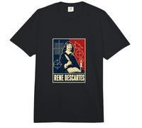 Rene Descartes Filosofía Matemáticas Geometría Comfort Colors Adult Heavyweight T-Shirt