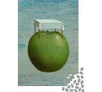 René Magritte Pinturaarte Rompecabezas Imposible, Rompecabezas Arte De Madera, Puzzles Cuadros Famosos del Mundo 1000 Piezas para Adolescente, Decoración del Hogar, Reunión Familiar Juguete