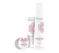 Renée Blanche - Kit de 3 productos para el Cuidado Esencial para el cabello rizado | Espuma anti humedad, crema definidora efecto elástico y pasta antifrizz
