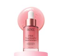 RENEE Pink Therapy PDRN - Suero facial de péptido rosa para una piel radiante y radiante, aumenta el colágeno, equilibra el tono de la piel, ligero, absorción rápida de ácido hialurónico y infusión de