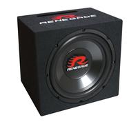 Renegade 25cm Bassreflex-Subwoofer 250/500 Vatios Coche Bassbox Bass Caja