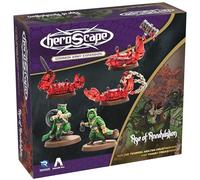 Renegade Game Studios | Heroscape BT Molten Crustaceans & Tanuki Trickster | Expansión de Juego de Miniaturas | 5 Figuras sin Pintar, Doble Escuadra & Terreno de Lava | 2-4 Jugadores | 60-120 Minutos