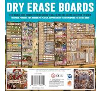 Renegade Games: Hadrian's Wall & The Anarchy - Pizarras de borrado en seco - 4 tableros reutilizables de doble cara, paquete de accesorios de estrategia para juegos europeos, Garphill Games
