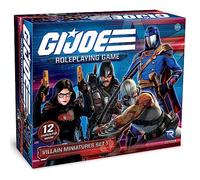 Renegade Games Studios: G.I. Joe Roleplaying Game: Villain Miniatures Set 1-12 Miniatures Expansion, Unpainted 28mm Scale Character Figures, RPG Boardgame Accessory