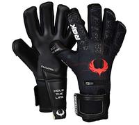 Renegade GK Limited Edition Rogue Quantum Guantes de Portero Con Pro Protección Dedo | 4mm Giga Grip & Neoprene | Guantes Portero Futbol Niño (Talla 6, Niños, Niños, Neg Cut, Lvl 4+)