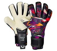 Renegade GK Limited Edition Rogue Slash Guantes de Portero Con Pro Protección Dedo | 4mm Giga Grip & Neoprene | Guantes Futbol Niños Portero (Talla 8, Niños-Adulto, Neg. Cut, Lvl 4+)