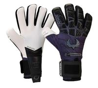 Renegade GK Rogue Archer Guantes de Portero Pro Finger Protection | 4 mm Giga Grip & Neopreno | Guantes de Portero Negros (Talla 8, jóvenes Adultos, neg. Cut, Nivel 4+)