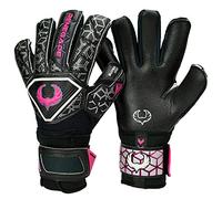 Renegade GK Triton Frenzy Guantes de Portero Con Protección Dedo Microbe-Guard | 3.5+3mm Super XD Grip & 4mm Duratek |Guantes Futbol Niños Portero (Talla 8, Niños-Adulto, Roll-Neg. Hybrid Cut, Lvl 2)