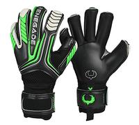 Renegade GK Vulcan Abyss Guantes de Portero con Pro-tek Dedo Protección | 3.5+3mm Hyper Grip & 4mm Duratek |Guantes Futbol Portero (Talla 11, Adulto, Roll Cut, Level 3)