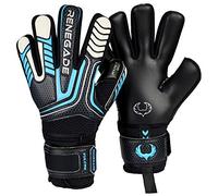 Renegade GK Vulcan Trident Guantes de Portero con Pro-tek Protección Dedo| 3.5+3mm Hyper Grip & 4mm Duratek | Guantes Futbol Niños Portero (Talla 7, Niños, Negative Cut, Level 3)