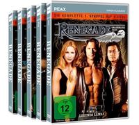 Renegade (Gnadenlose Jagd) Die komplette Kult-Action-Serie (110 Episoden in 5 Staffen) mit Lorenzo Lamas (zzgl. Bonus Serie) [24 DVDs]