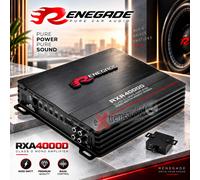 Renegade RXA4000D Clase D Mono Amplificador 1 Canal 4000W con Mando a...