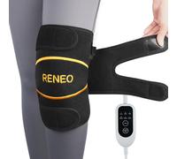 RENEO Almohadilla térmica eléctrica para aliviar el dolor de rodilla, calentadores de rodilla portátiles con apagado automático, soporte térmico para artritis, rigidez articular, recuperación de