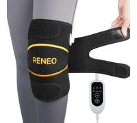 RENEO Almohadilla térmica eléctrica para aliviar el dolor de rodilla, calentadores de rodilla portátiles con apagado automático, soporte térmico para artritis, rigidez articular, recuperación de