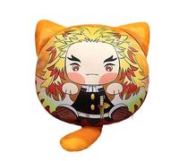 Rengoku Kyoujurou - Muñecos de peluche de Kimetsu no Yaiba de 37 cm, almohada de anime Kamado Nezuko, Tomioka Giyuu/Kochou Shinobu/Kanroji Mitsuri, decoración de coche, regalo para fanáticos