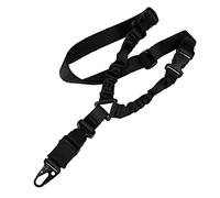 Rengu Sling Single Point Sling Multi Popose Nylon Sling en estilo americano para actividades al aire libre (negro)