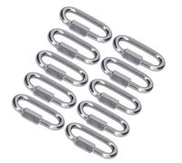 Rengue Conector de Eslabón Rápido, Acero Inoxidable 304, Reparación de | Mosquetón de Clip de Servicio Pesado, Anillo de Bloqueo Resistente a la Corrosión, para Camping, Senderismo, Rigging,