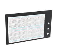 Rengue Placa de Pruebas sin Soldadura 1660 Puntos ABS con Placa de Aluminio | 1260 Tiras de Terminales Jack, 400 Tiras de Distribución Jack, 3 Postes de Conexión, 65 Cables de Puente, Compatible con